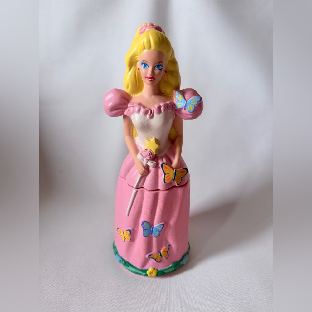 Barbie Butterfly Princess Bubble Bath Rare Figure Sealed 1995 Mattel Licensed